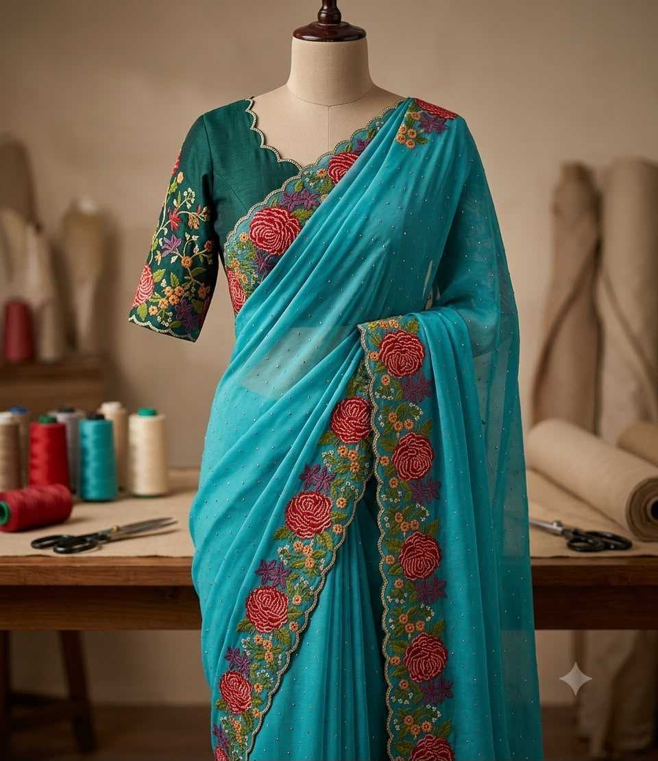 Naarira Georgette Designer Sarees