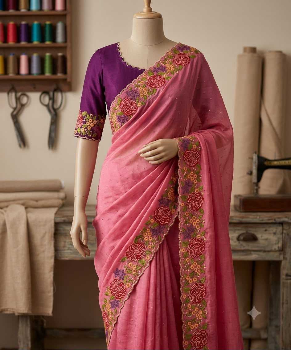 Naarira Georgette Designer Sarees