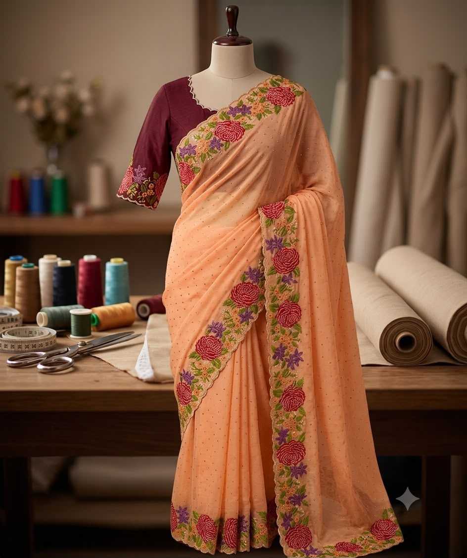 Naarira Georgette Designer Sarees
