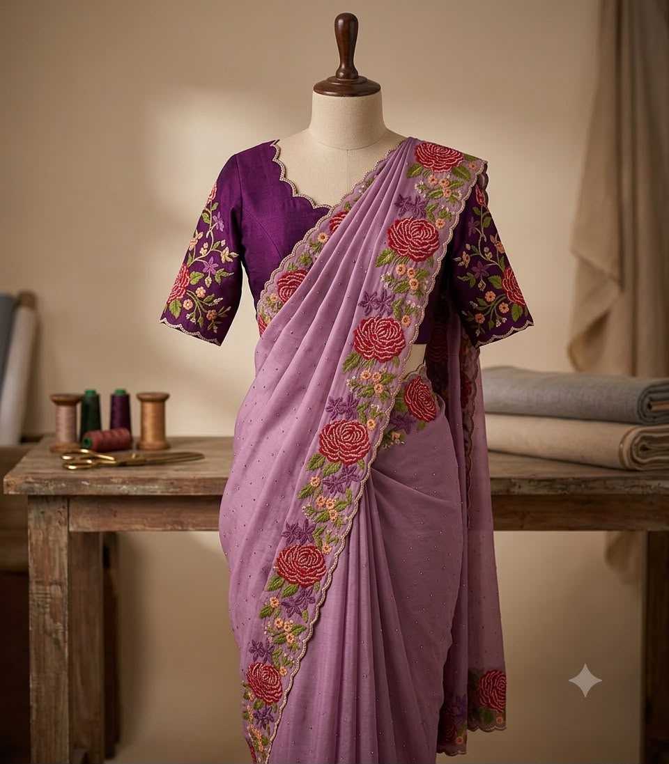 Naarira Georgette Designer Sarees