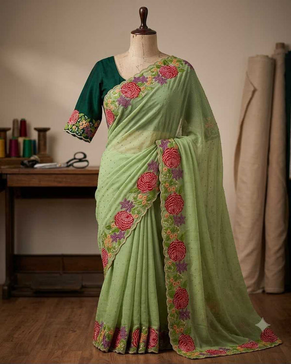 Naarira Georgette Designer Sarees