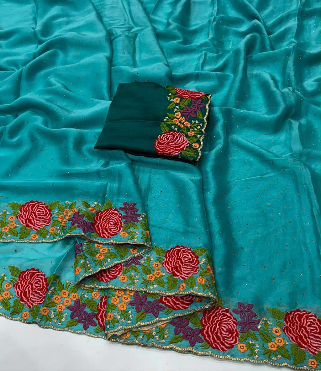 Naarira Georgette Designer Sarees