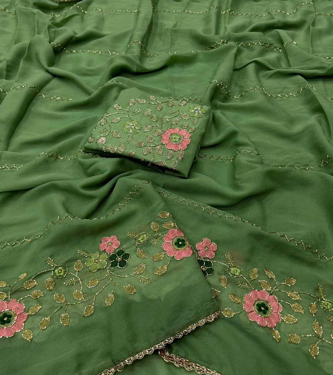 Naarira Georgette Party Wear Saree