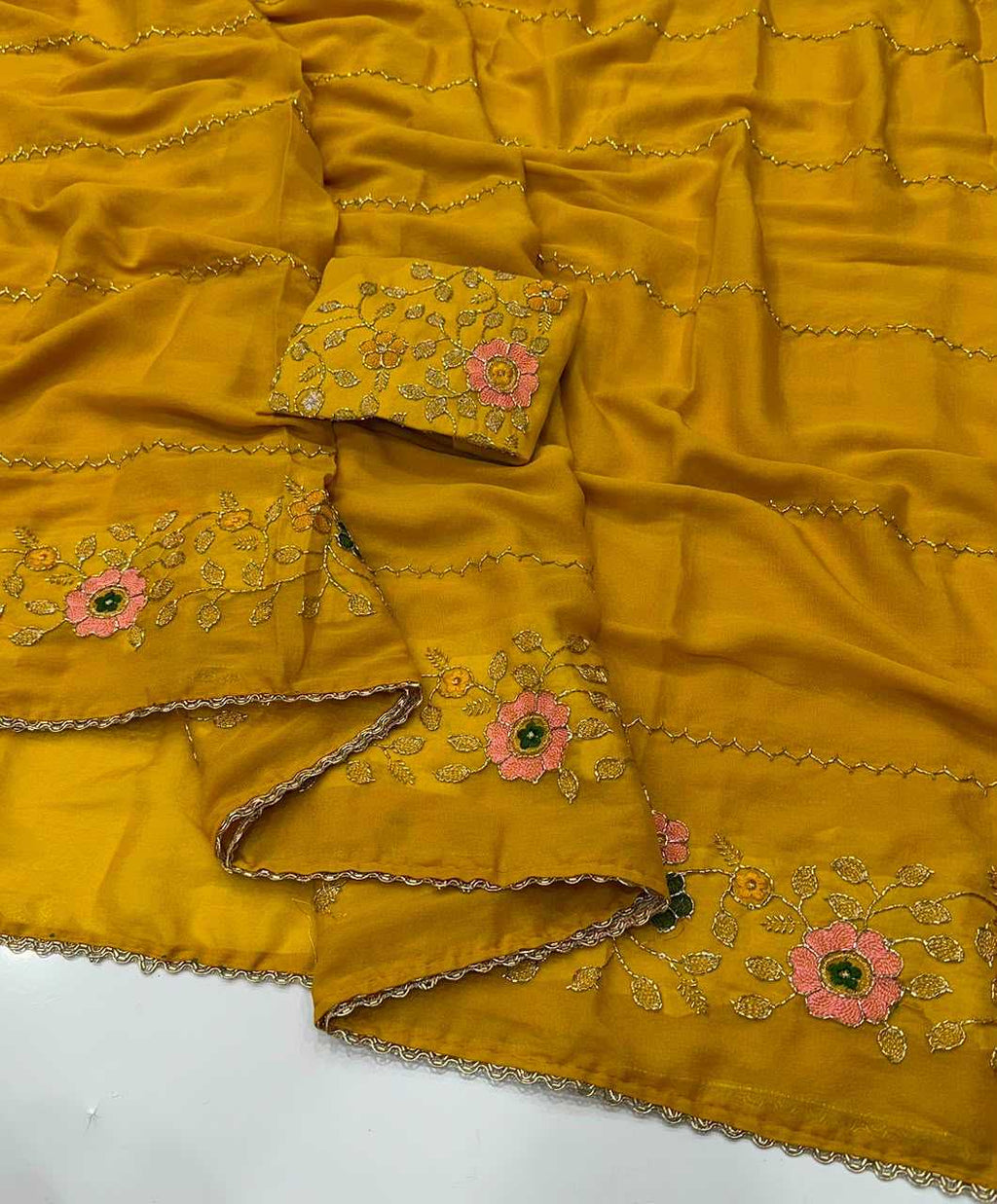 Naarira Georgette Party Wear Saree