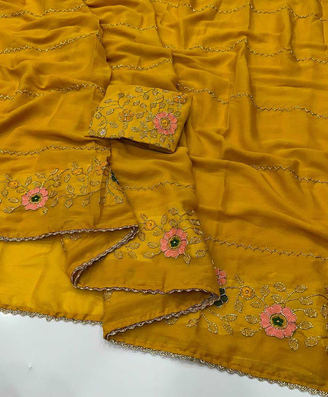 Naarira Georgette Party Wear Saree