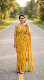 Naarira Georgette Party Wear Saree
