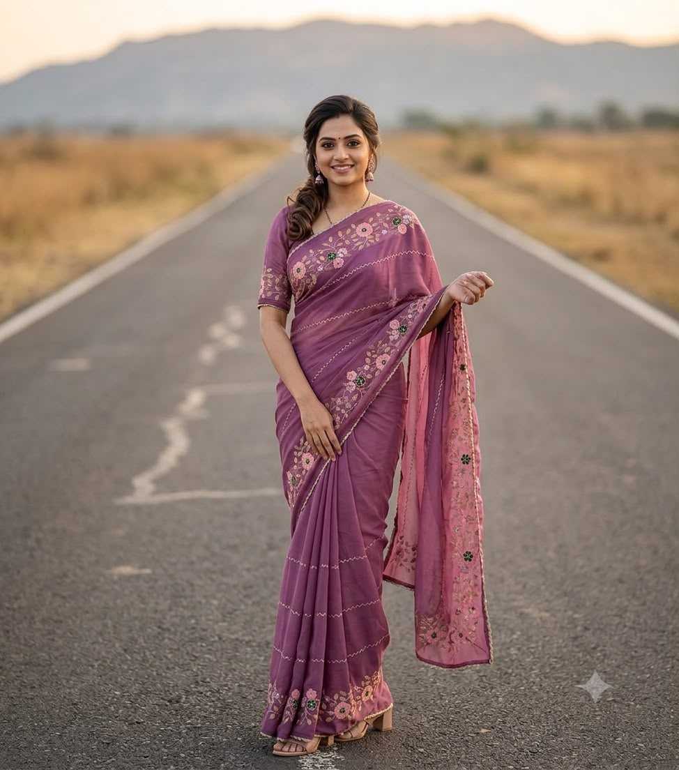 Naarira Georgette Party Wear Saree