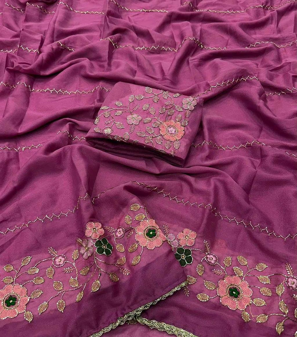 Naarira Georgette Party Wear Saree