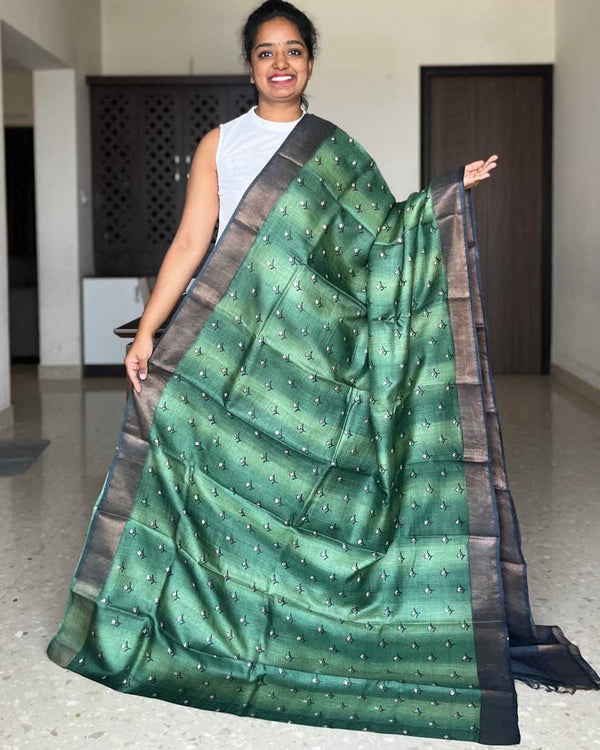 Naarira Divya Tussar Silk Tussar Silk Sarees
