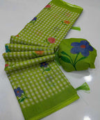 Naarira latkan Cotton Designer Sarees