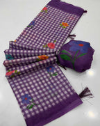 Naarira latkan Cotton Designer Sarees