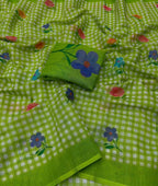 Naarira latkan Cotton Designer Sarees
