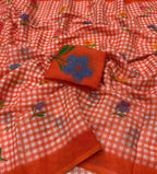 Naarira latkan Cotton Designer Sarees