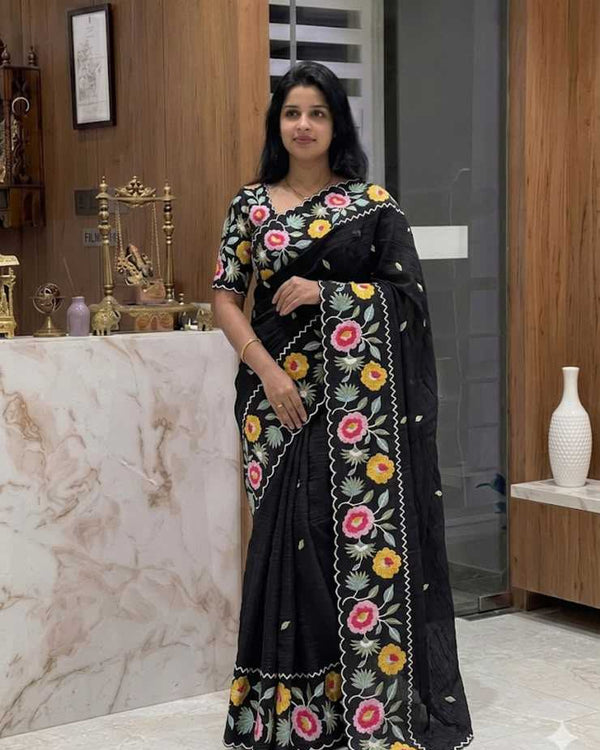 Naarira Rohini Organza Designer Sarees - alternate view