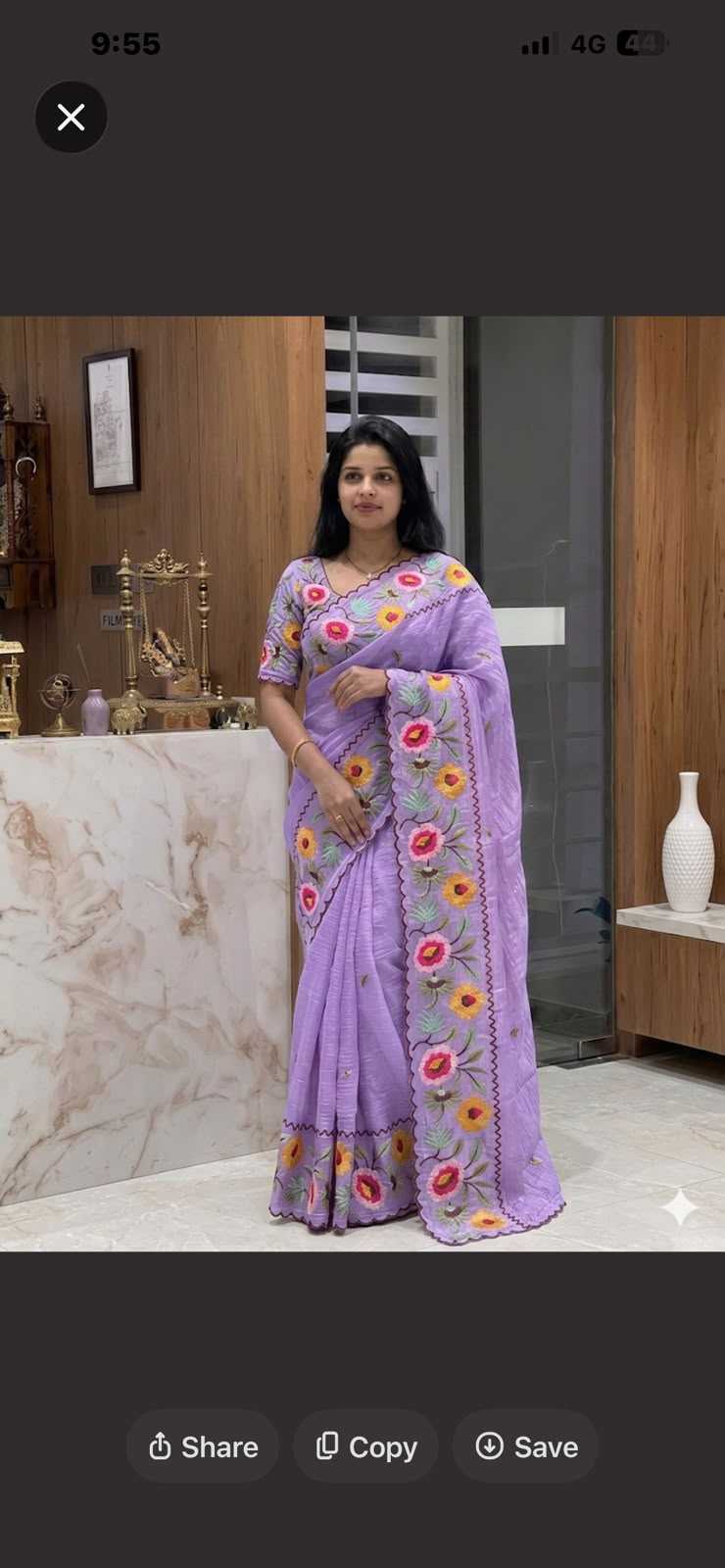 Naarira Rohini Organza Designer Sarees