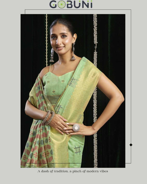 Naarira Cotton Saree for Women - alternate view