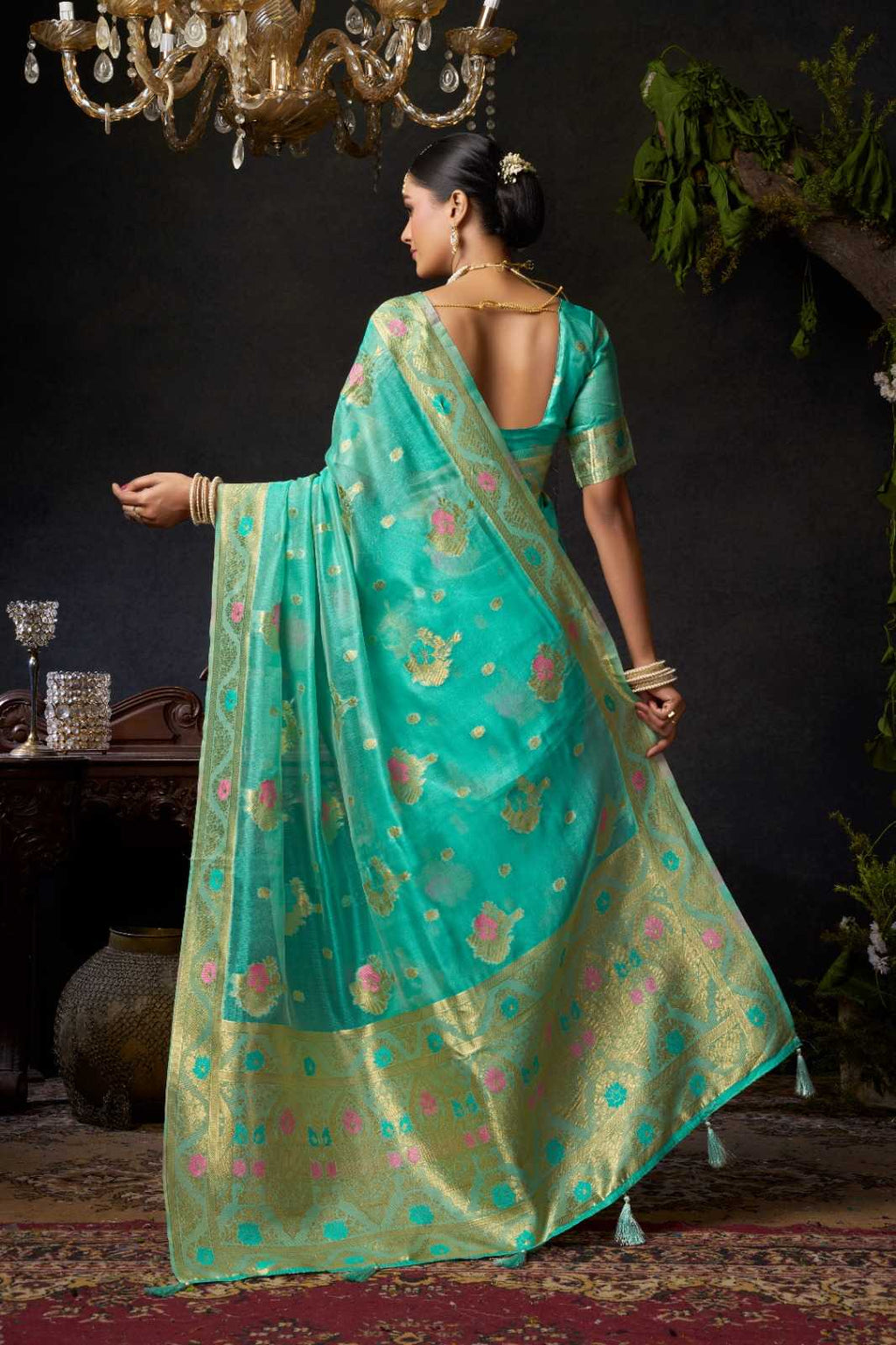 Naarira KESH722 Gobuni Sundari Vol 2 Organza Designer Sarees