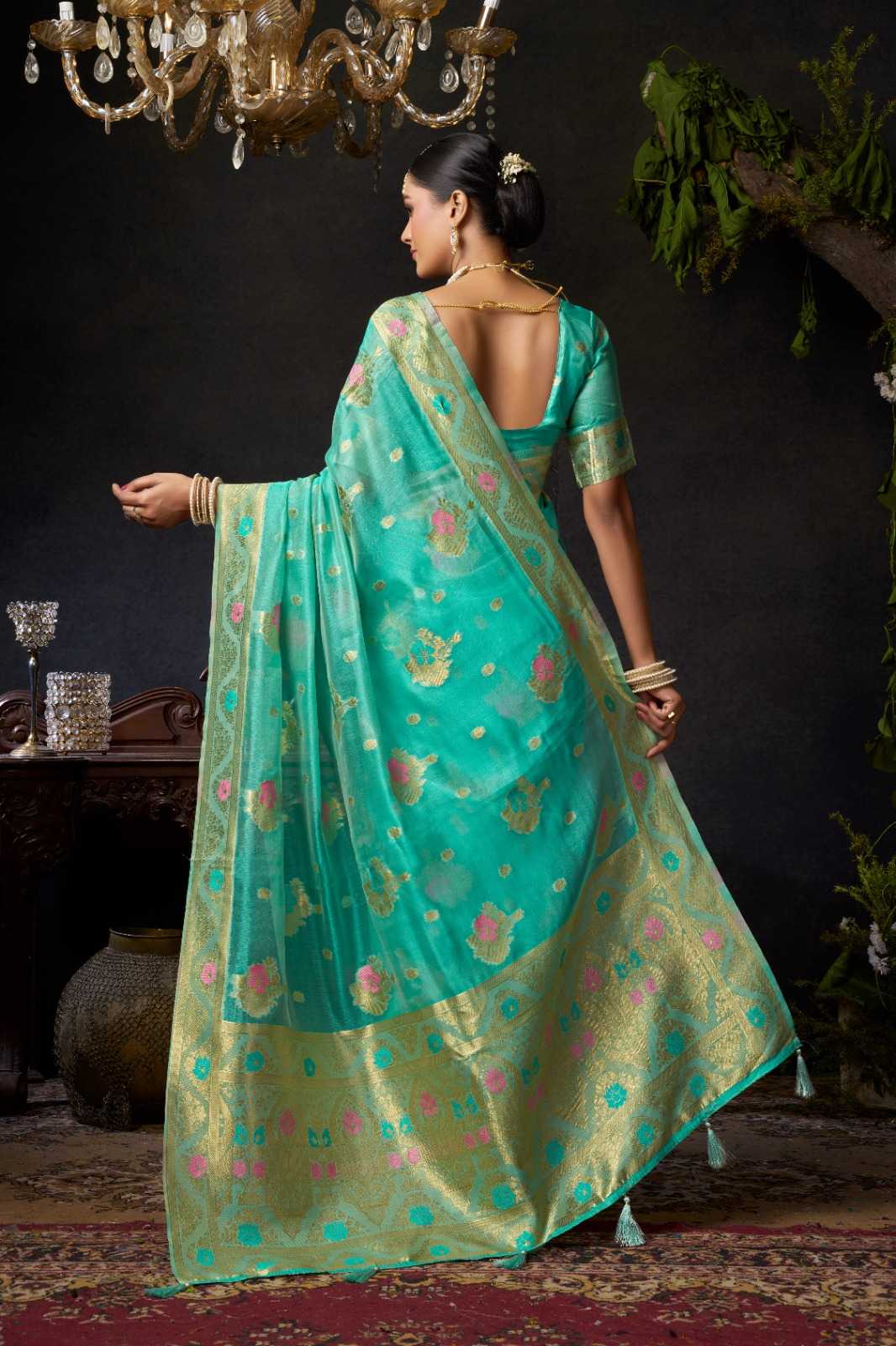 Naarira KESH722 Gobuni Sundari Vol 2 Organza Designer Sarees