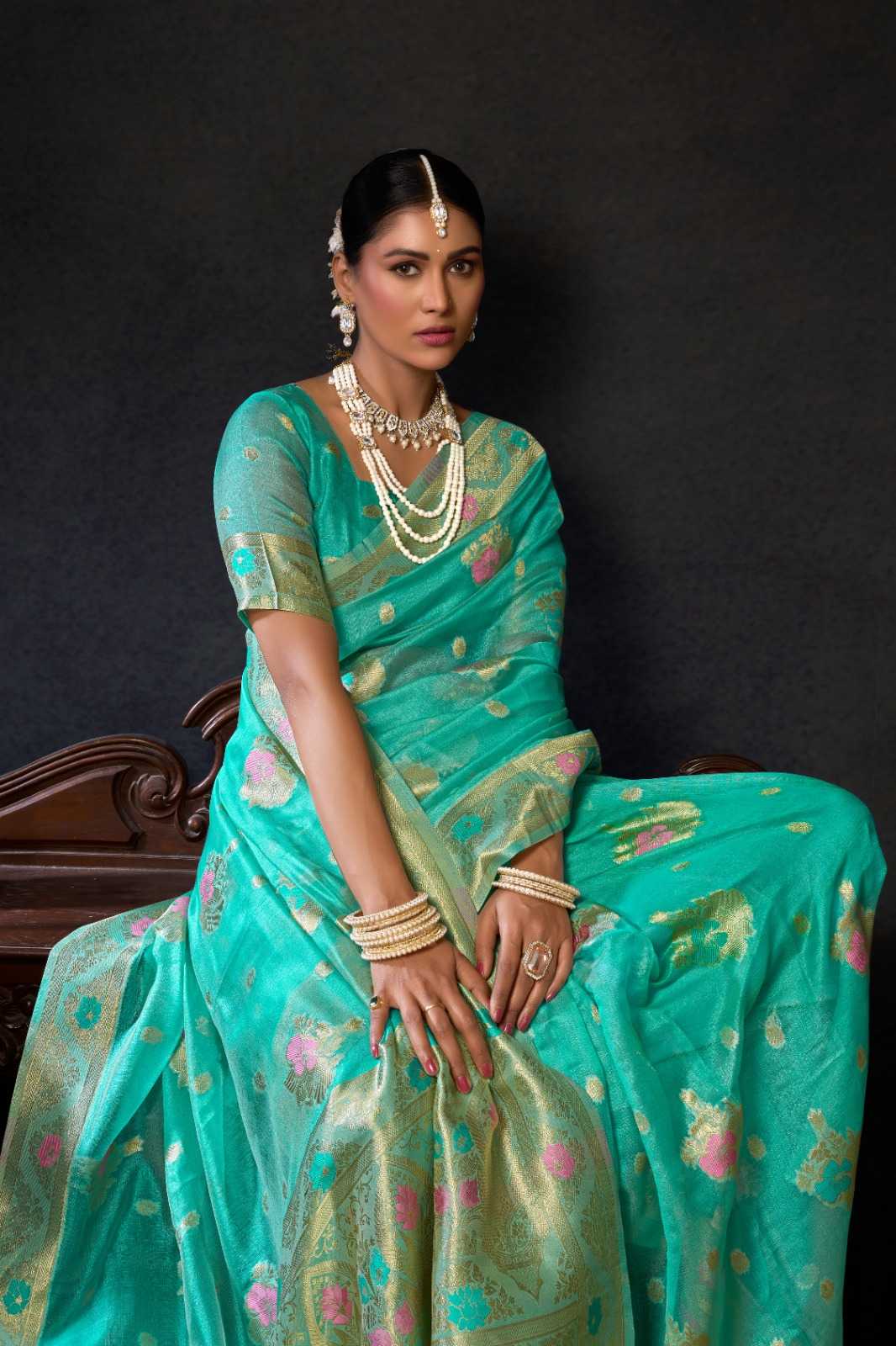Naarira KESH722 Gobuni Sundari Vol 2 Organza Designer Sarees