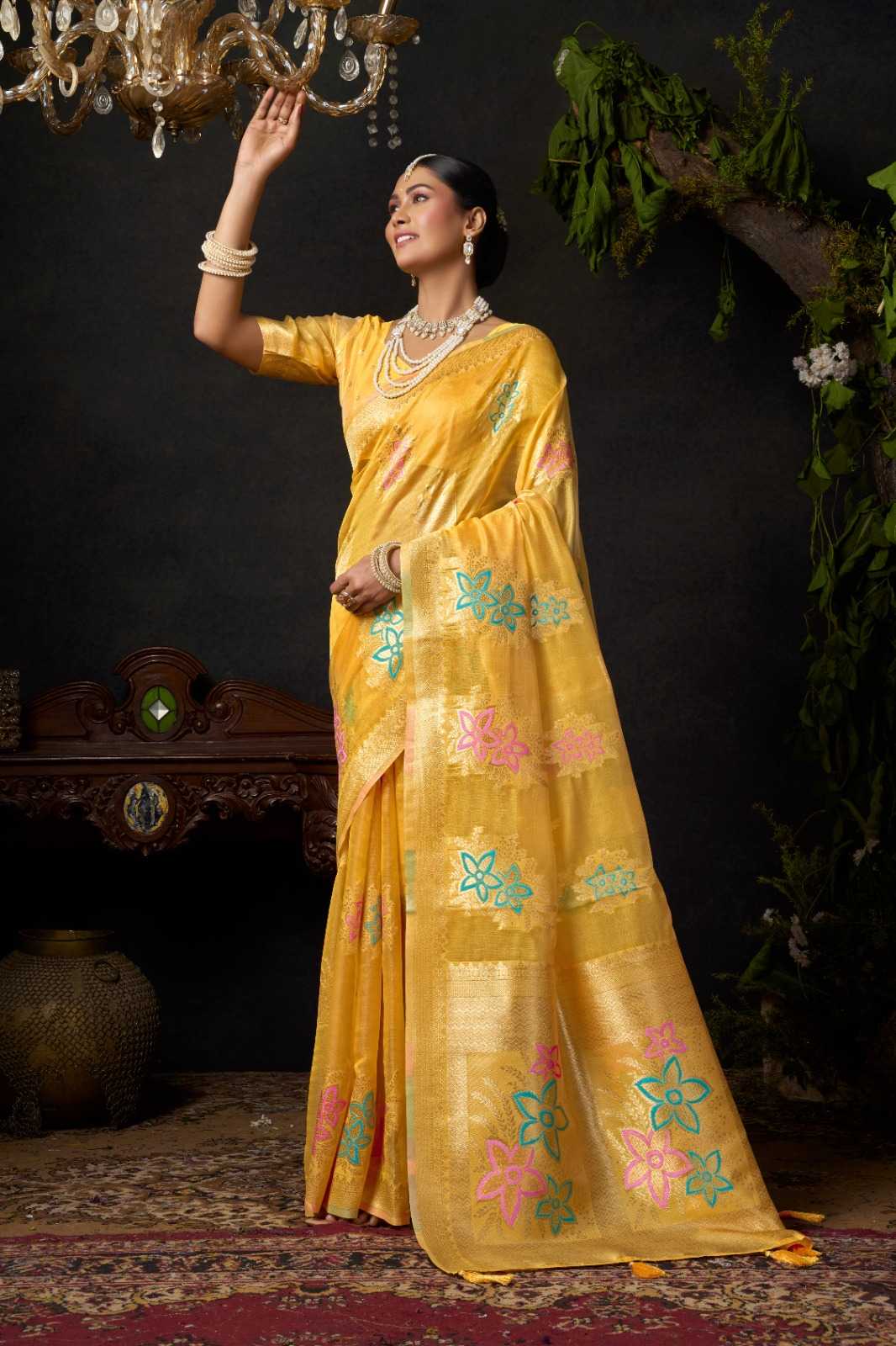 Naarira KESH722 Gobuni Sundari Vol 2 Organza Designer Sarees