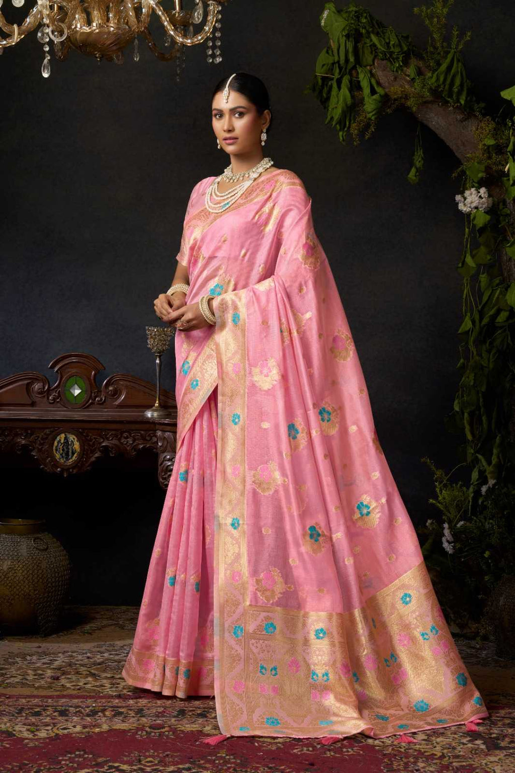 Naarira KESH722 Gobuni Sundari Vol 2 Organza Designer Sarees