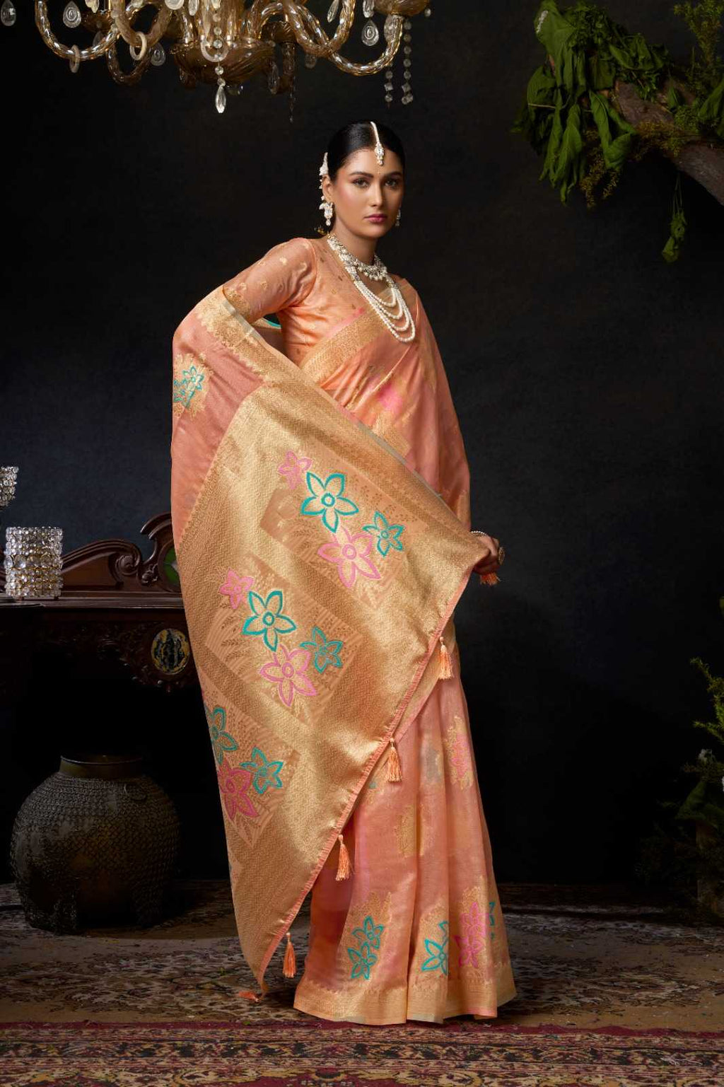 Naarira KESH722 Gobuni Sundari Vol 2 Organza Designer Sarees