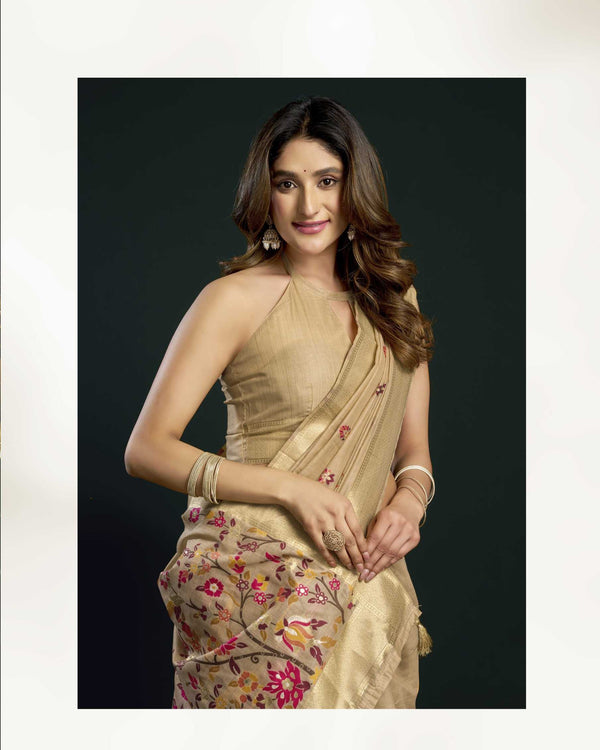 Naarira GobuniSiya Cotton Designer Sarees