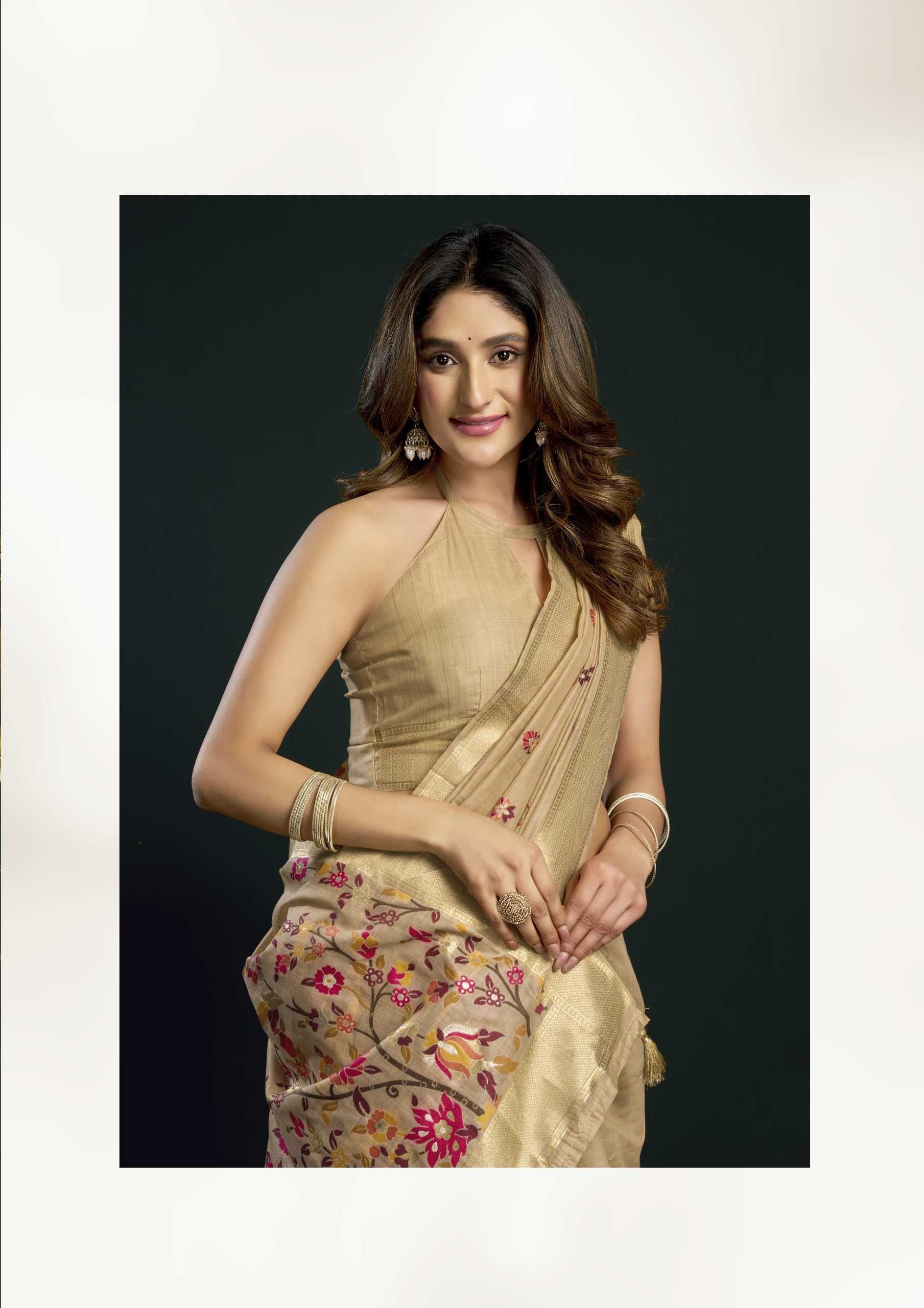 Naarira GobuniSiya Cotton Designer Sarees