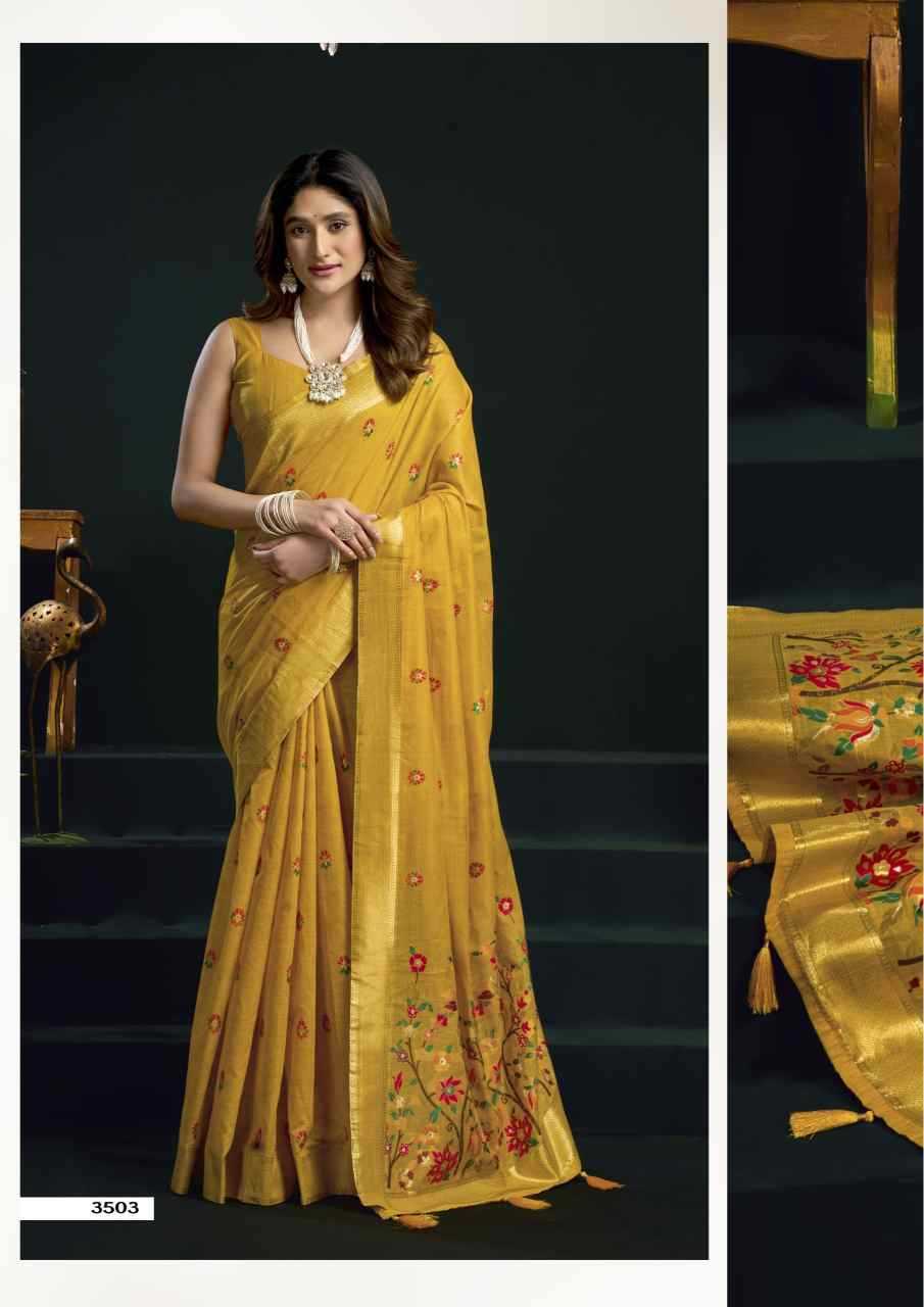 Naarira GobuniSiya Cotton Designer Sarees