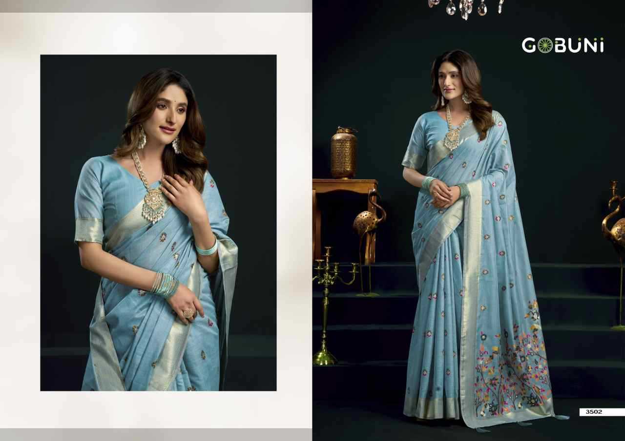 Naarira GobuniSiya Cotton Designer Sarees