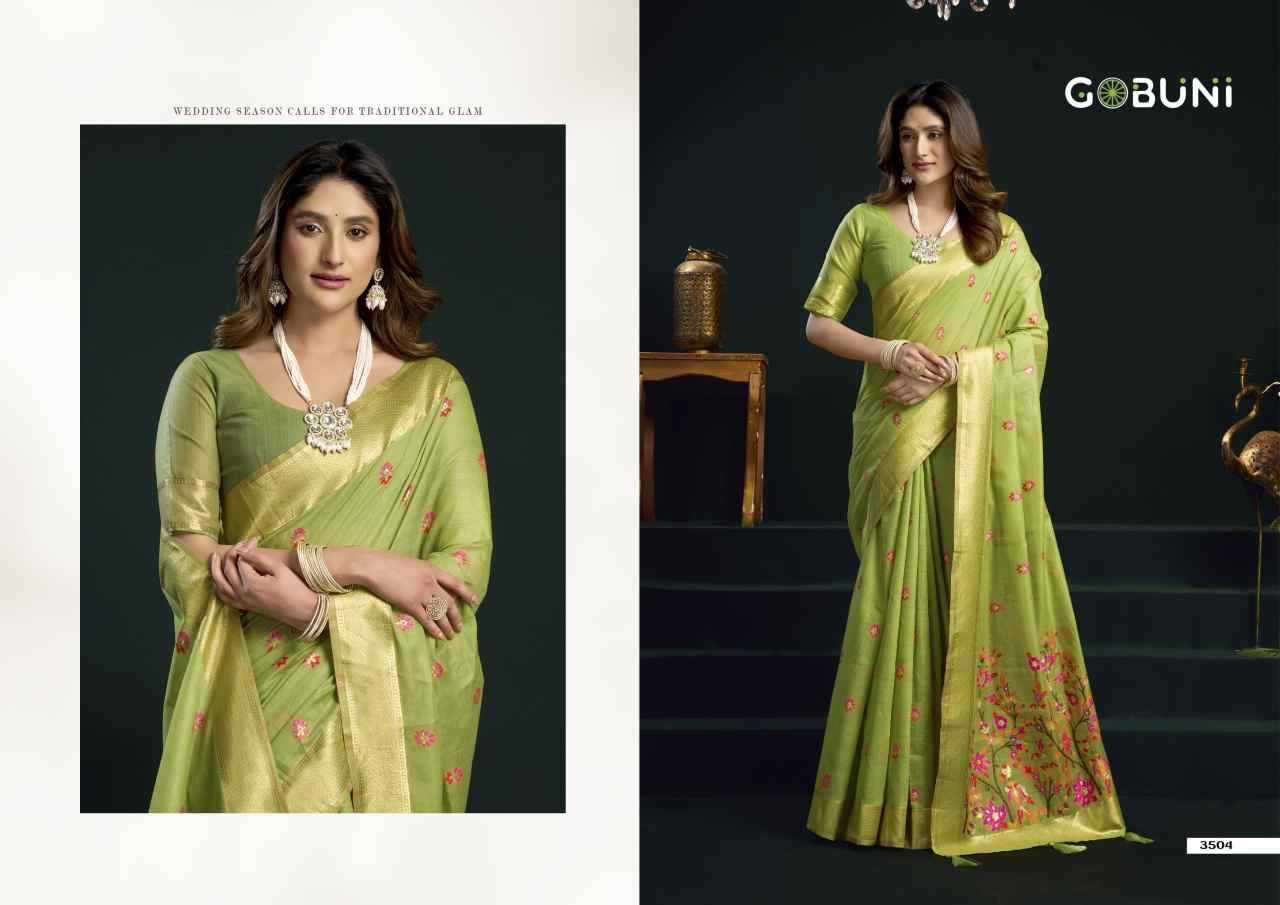 Naarira GobuniSiya Cotton Designer Sarees