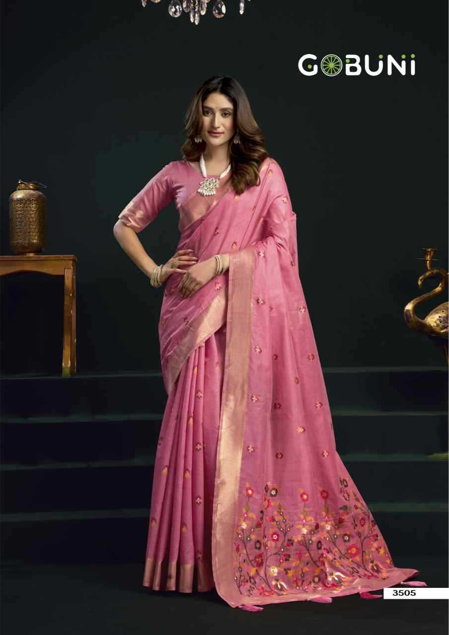 Naarira GobuniSiya Cotton Designer Sarees