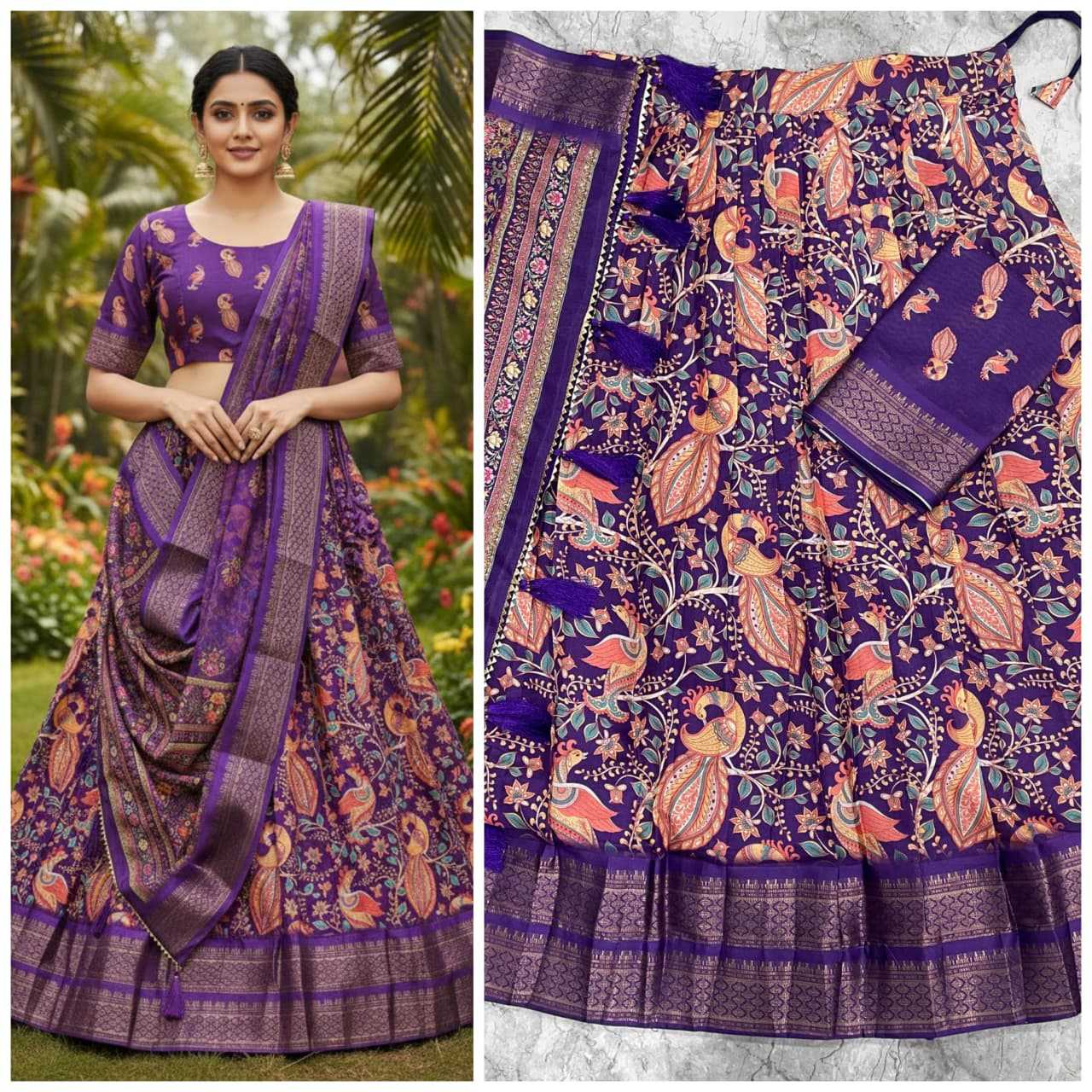 Naarira ANUSHA Soft Cotton Silk Traditional Lehenga