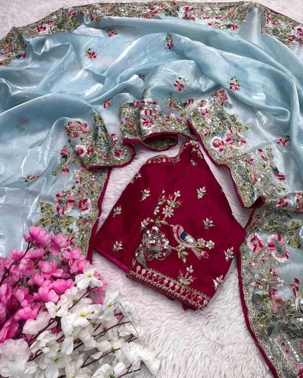 Naarira wiya Jimmy Choo Designer Sarees - alternate view