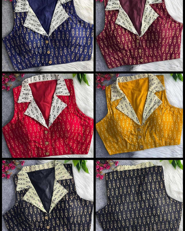 Naarira Amrita Fancy Printed Blouse - alternate view