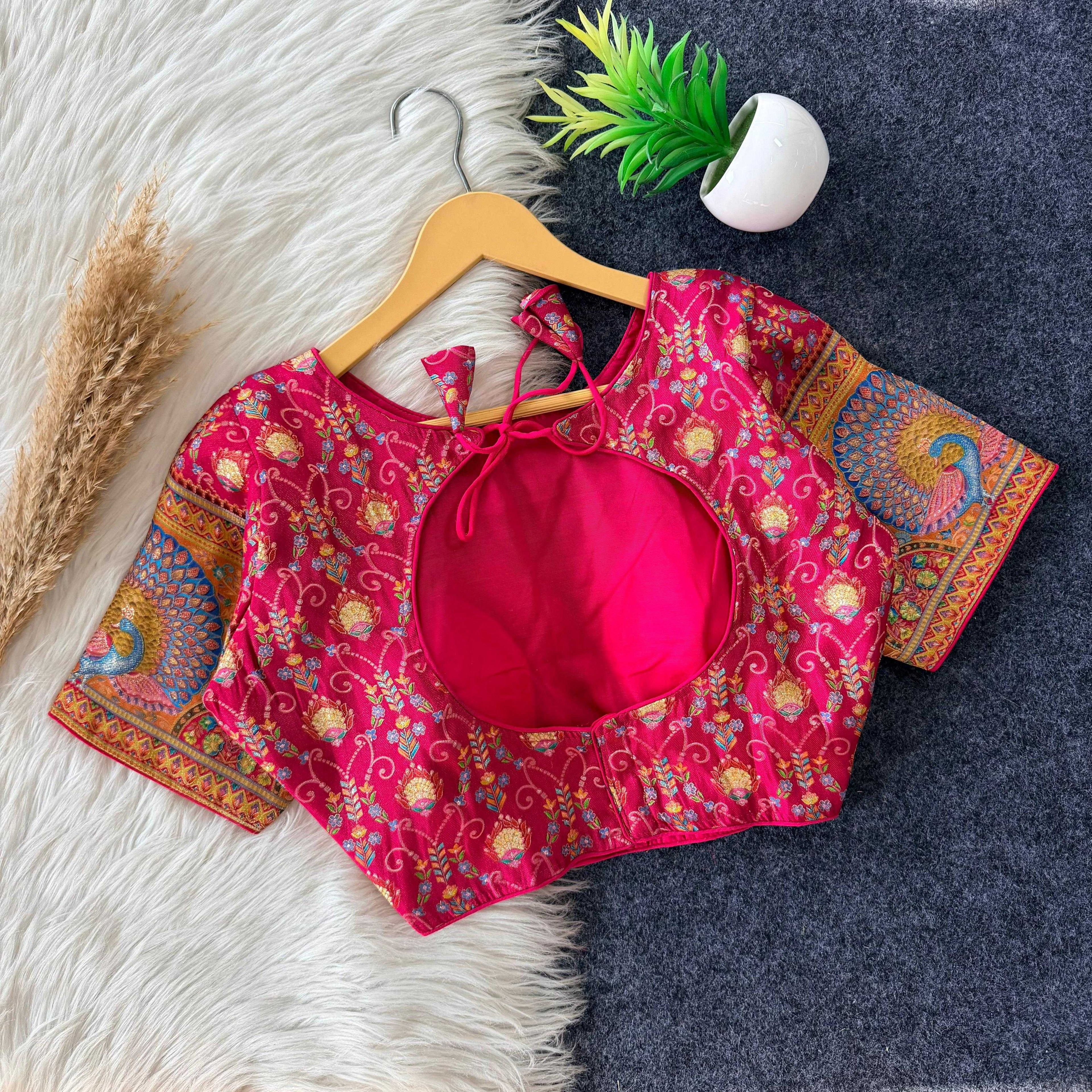 Naarira Banarasi Soft Silk Designer Blouse