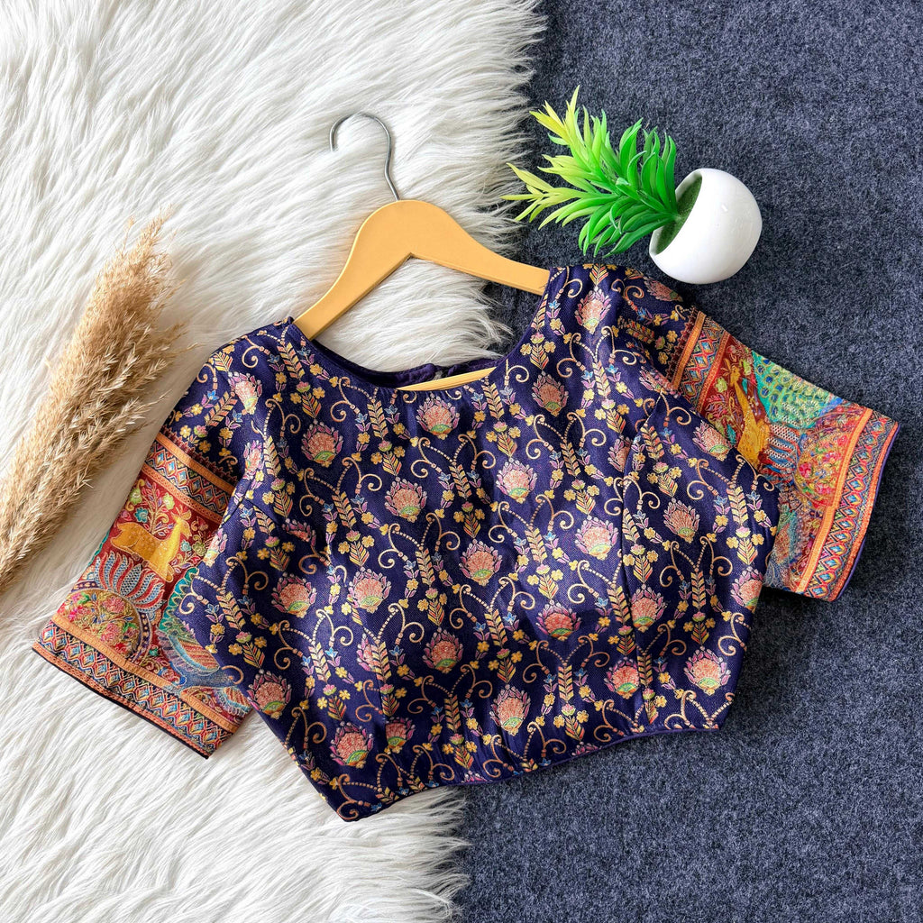 Naarira Banarasi Soft Silk Designer Blouse