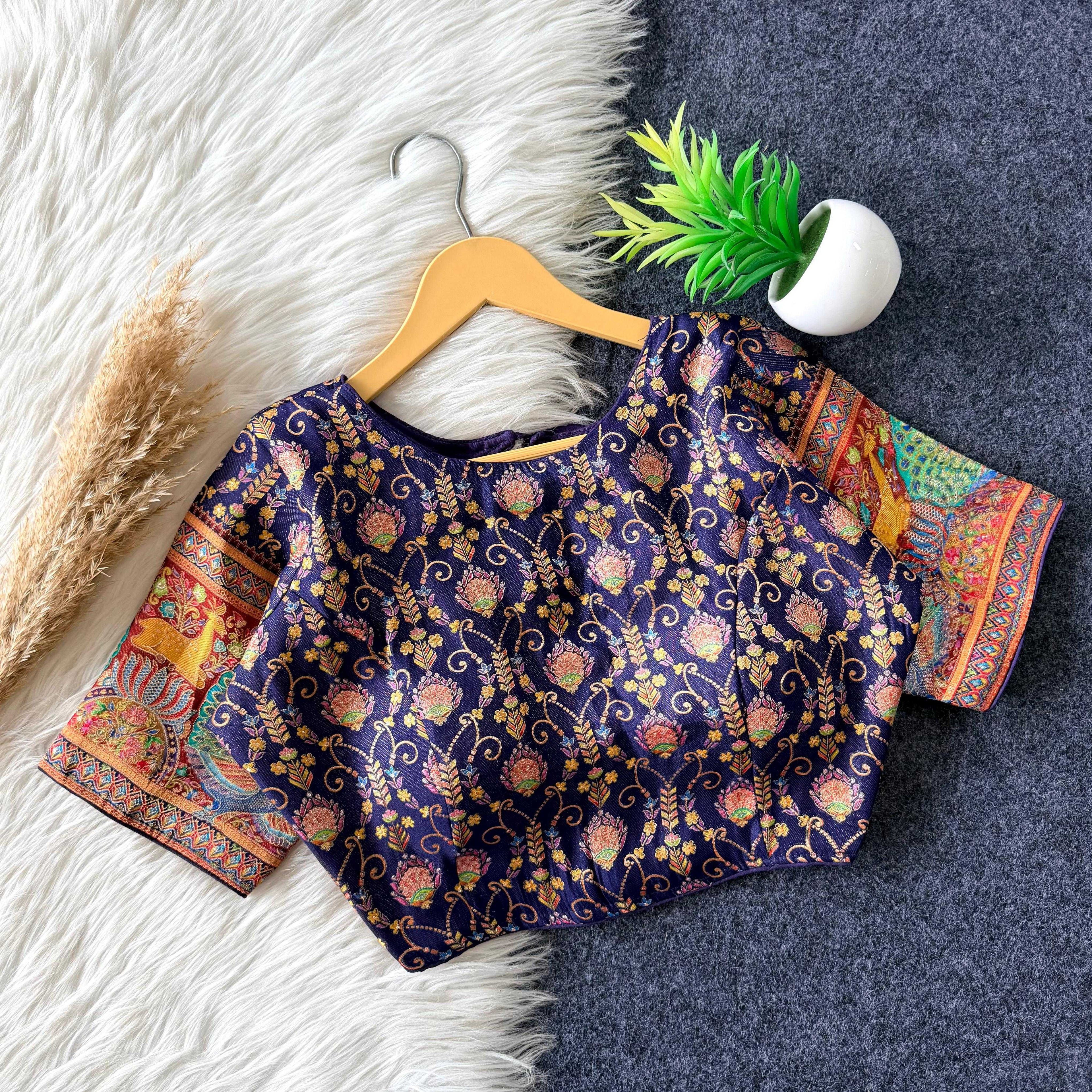 Naarira Banarasi Soft Silk Designer Blouse