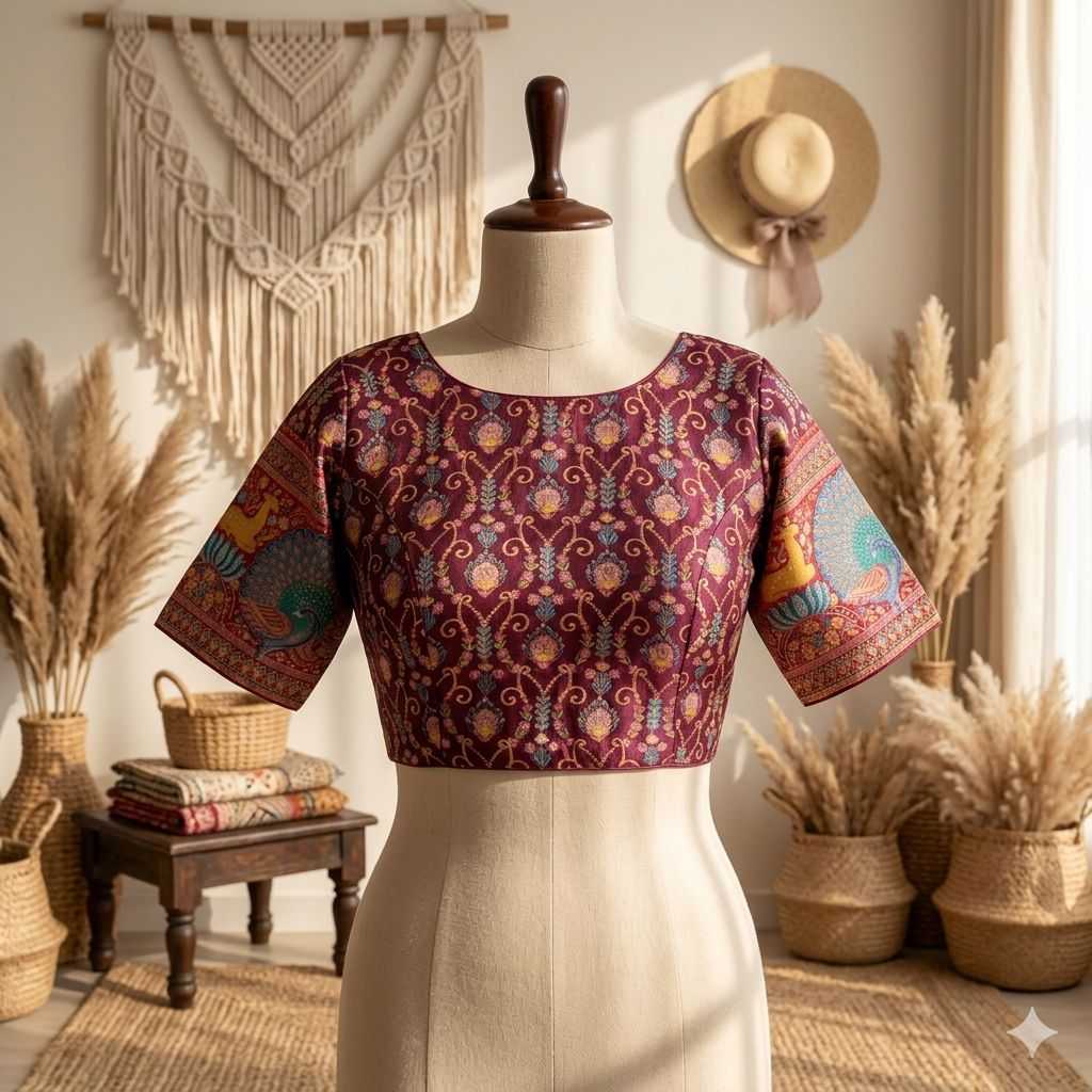 Naarira Banarasi Soft Silk Designer Blouse