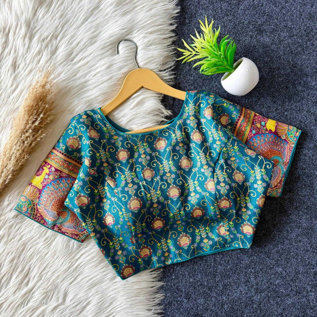 Naarira Banarasi Soft Silk Designer Blouse