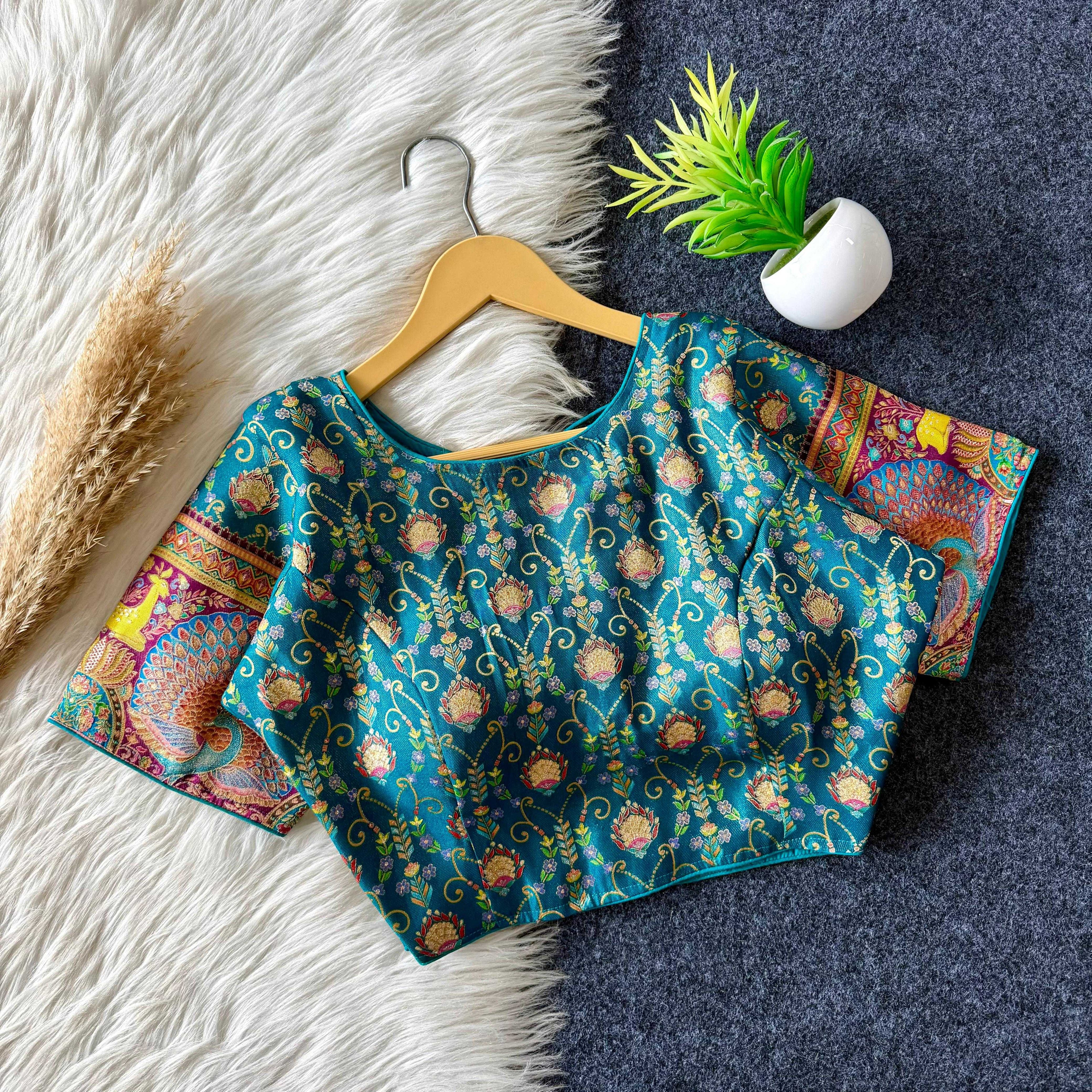 Naarira Banarasi Soft Silk Designer Blouse