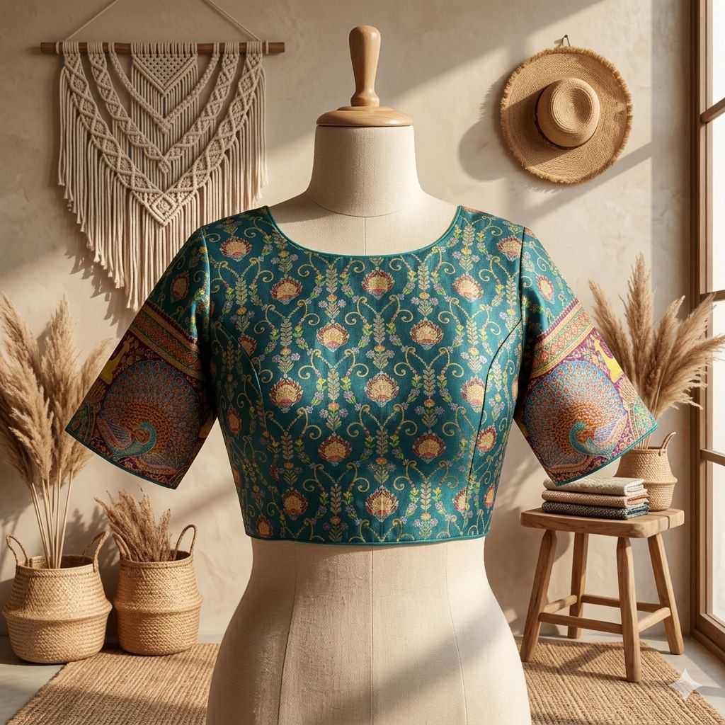 Naarira Banarasi Soft Silk Designer Blouse