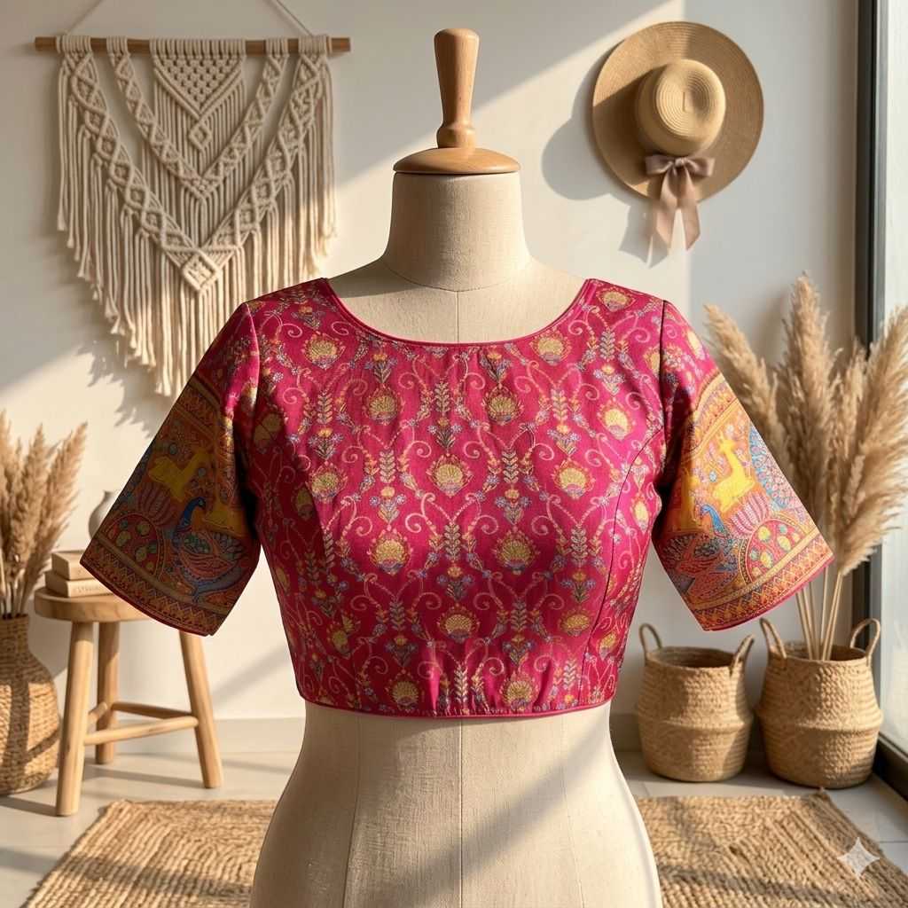 Naarira Banarasi Soft Silk Designer Blouse