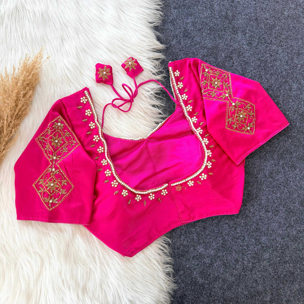 Naarira Hand Silk Designer Blouse