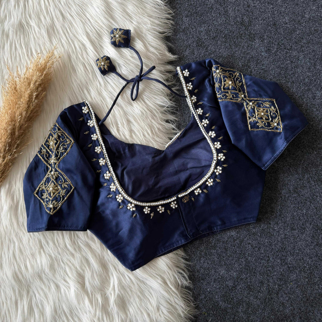 Naarira Hand Silk Designer Blouse