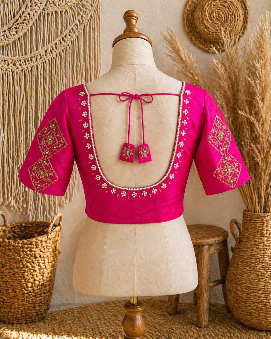 Naarira Hand Silk Designer Blouse