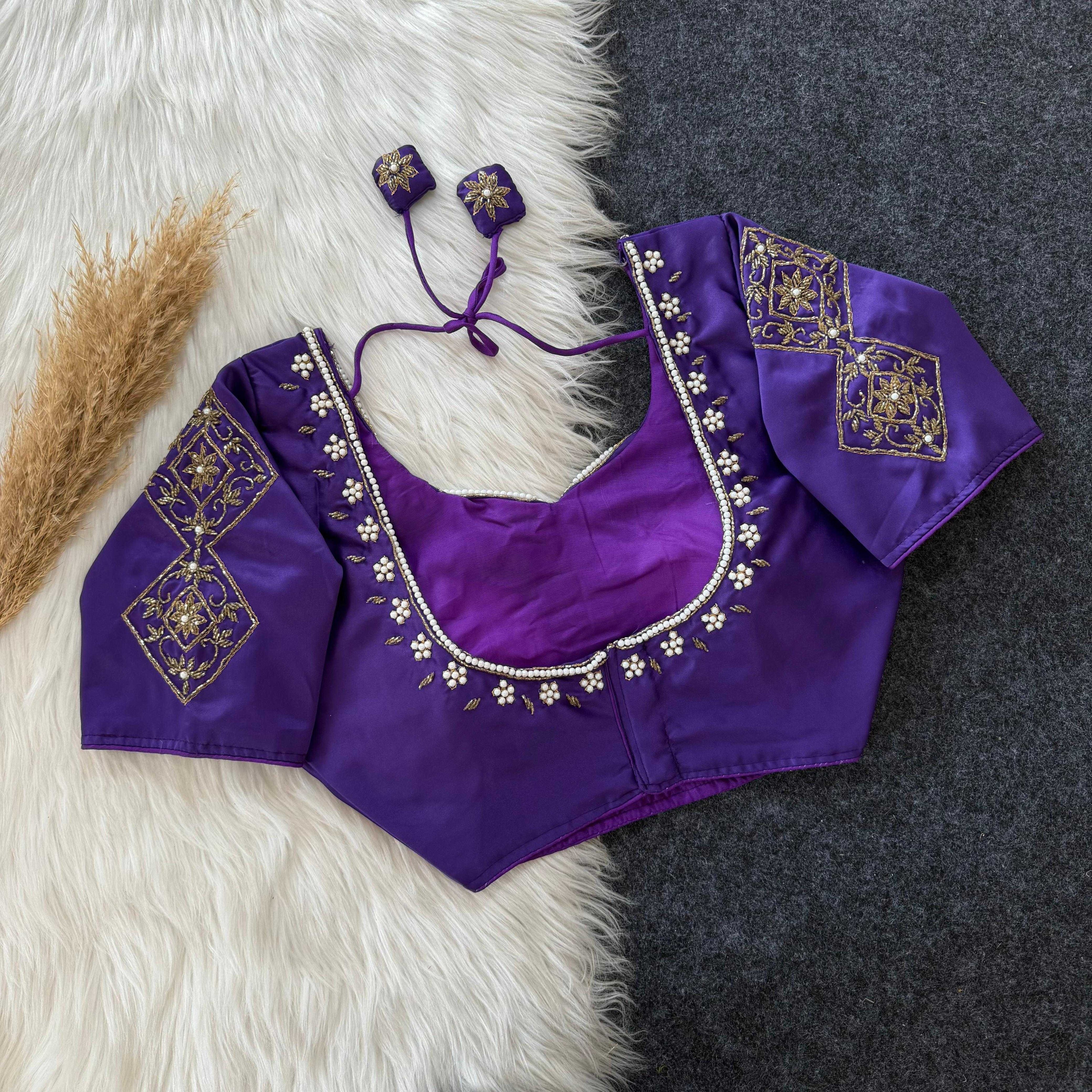 Naarira Hand Silk Designer Blouse