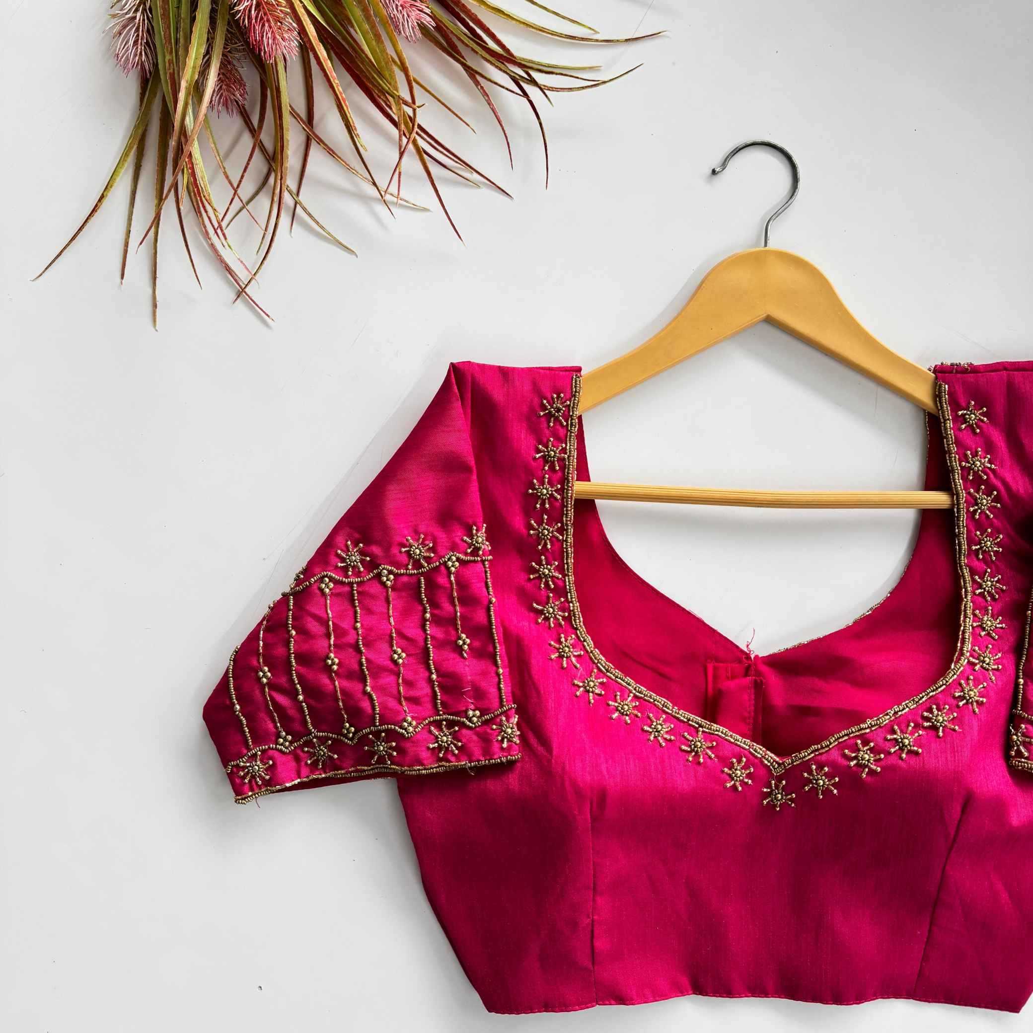 Naarira Kimchi Silk Designer Blouse