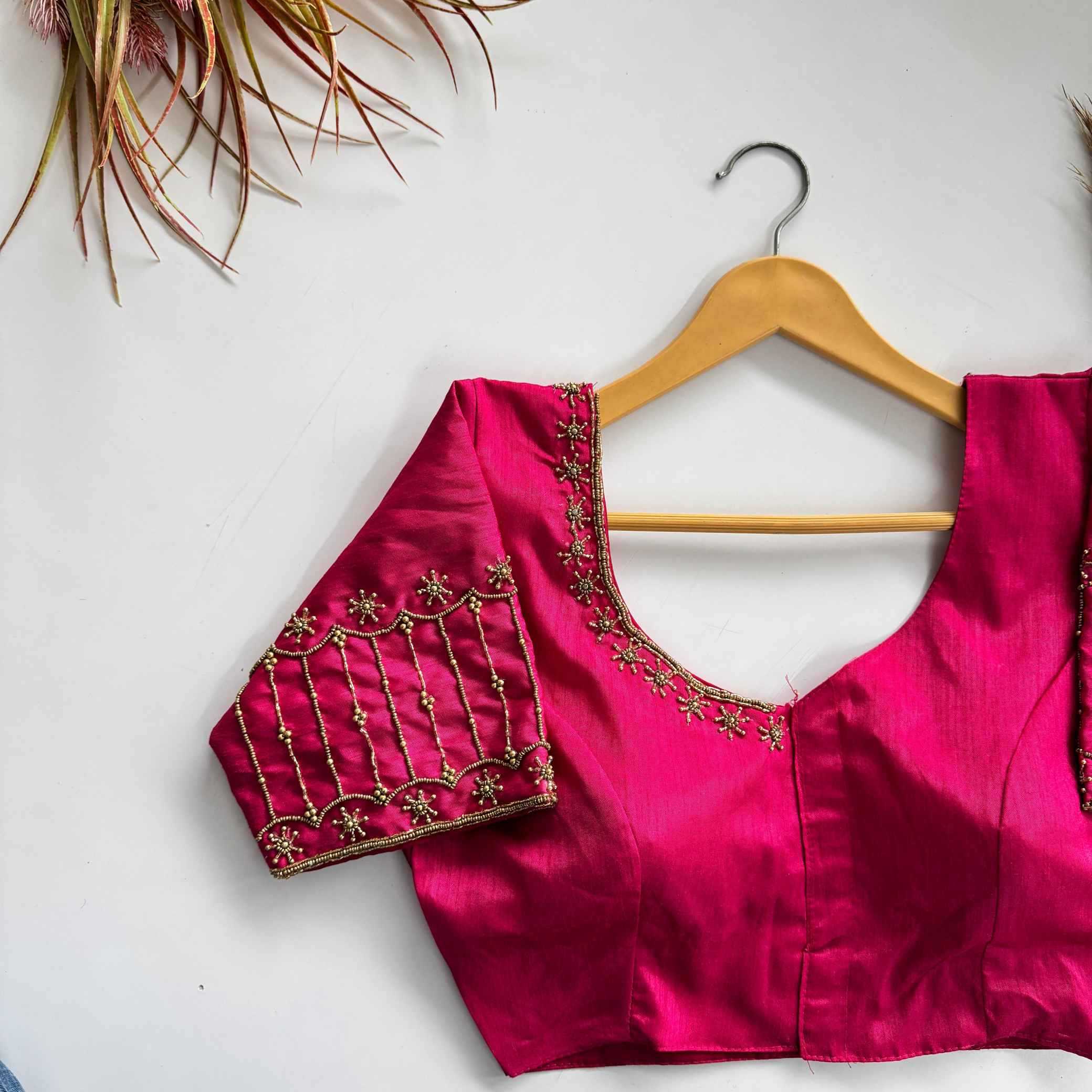 Naarira Kimchi Silk Designer Blouse