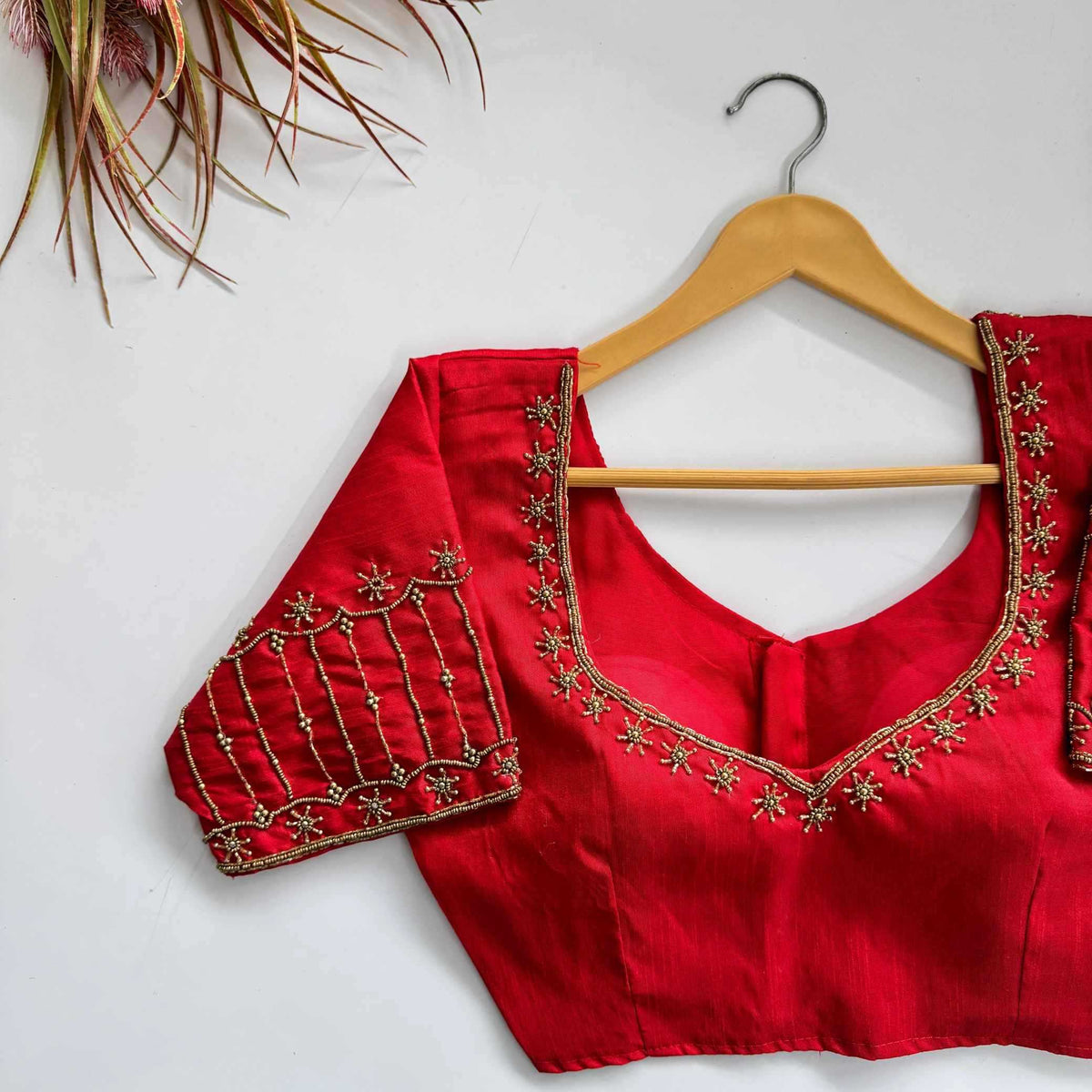 Naarira Kimchi Silk Designer Blouse